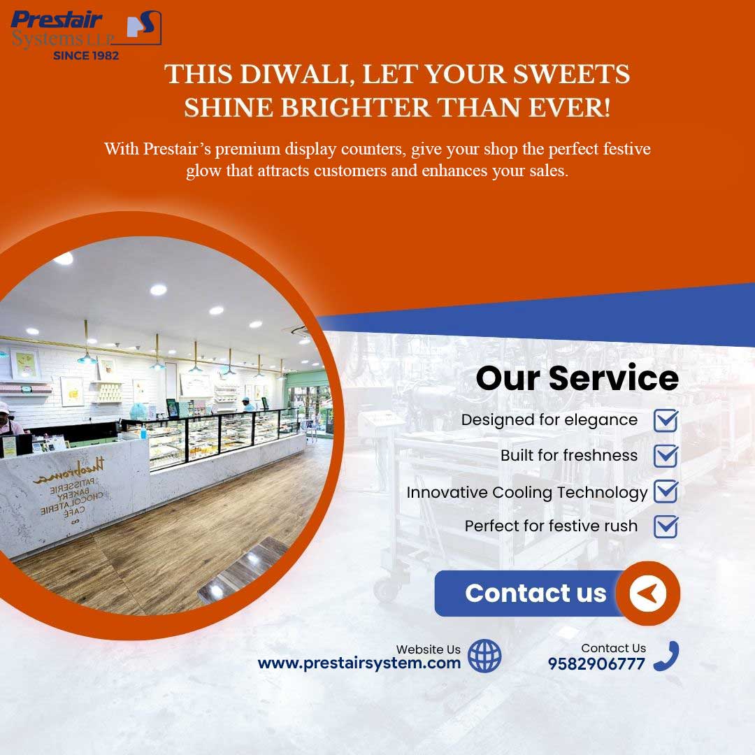 Prestair diwali Display counter