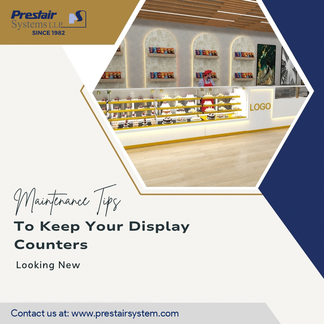 Display counters prestair system